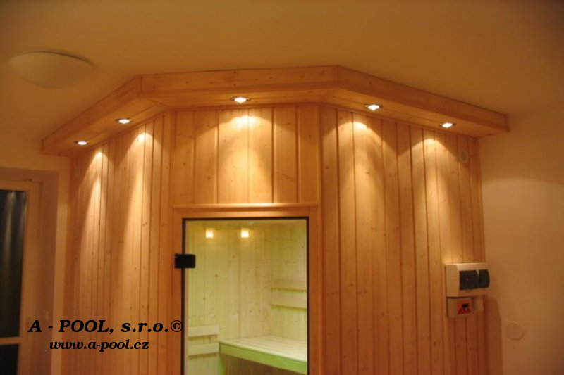 Sauna z projektu A-pool